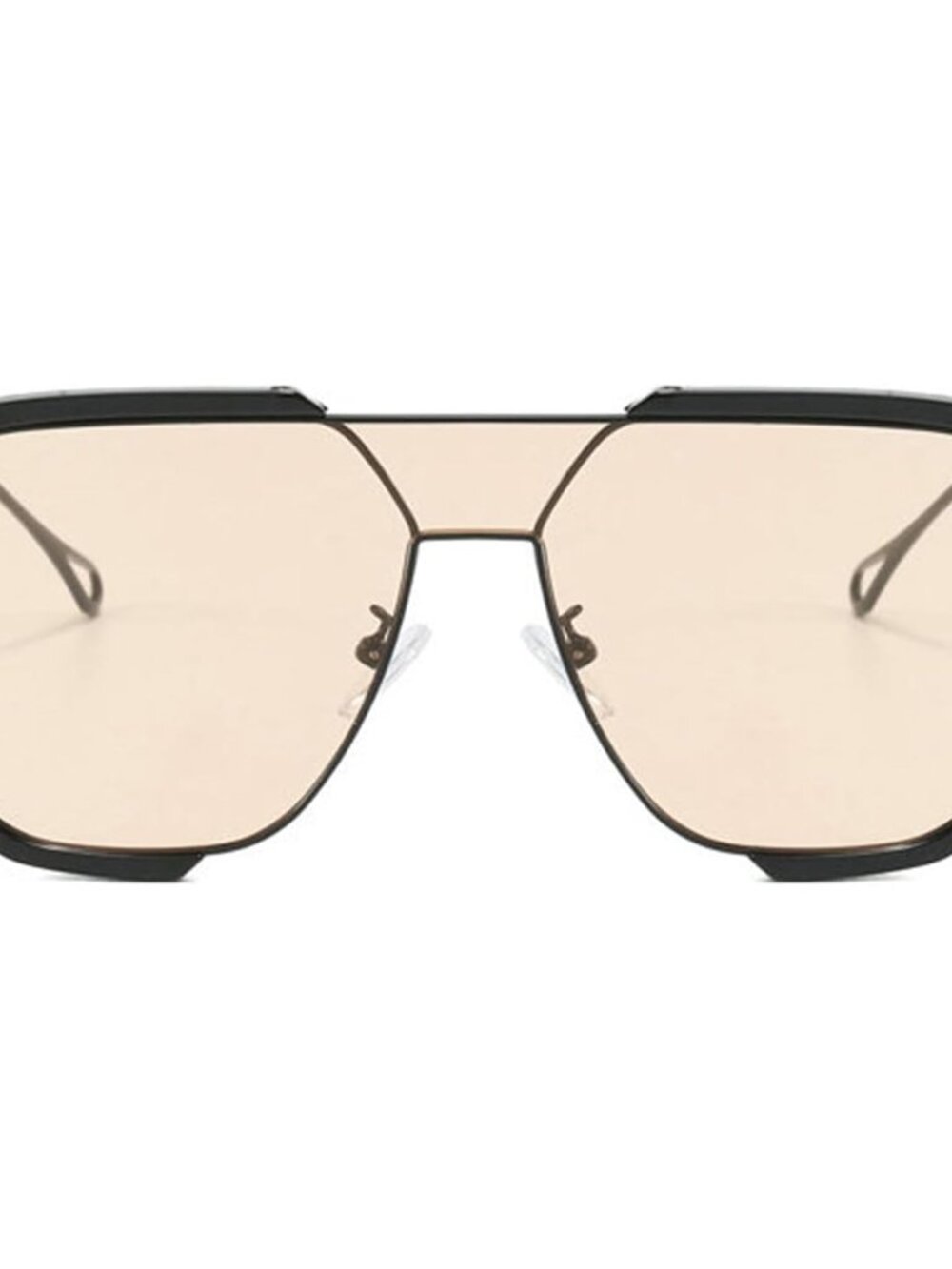 Stylish Oversized Square Eyewear with UV400 Shield - Perfect for Outdoor Trends